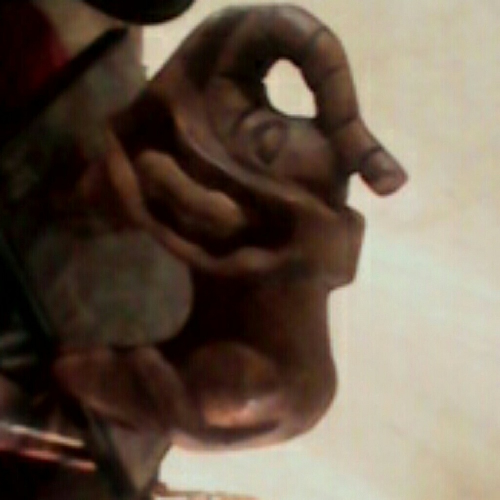 Hand carved elephant from Kenya